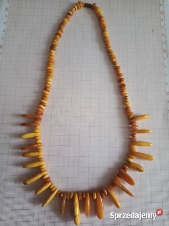 Naszyjnik Bursztyn Stary