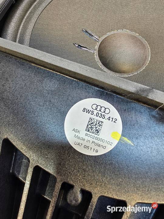 GŁOŚNIK SUBWOOFER AUDI A4 B9 SEDAN 8W5035412 sprzedam