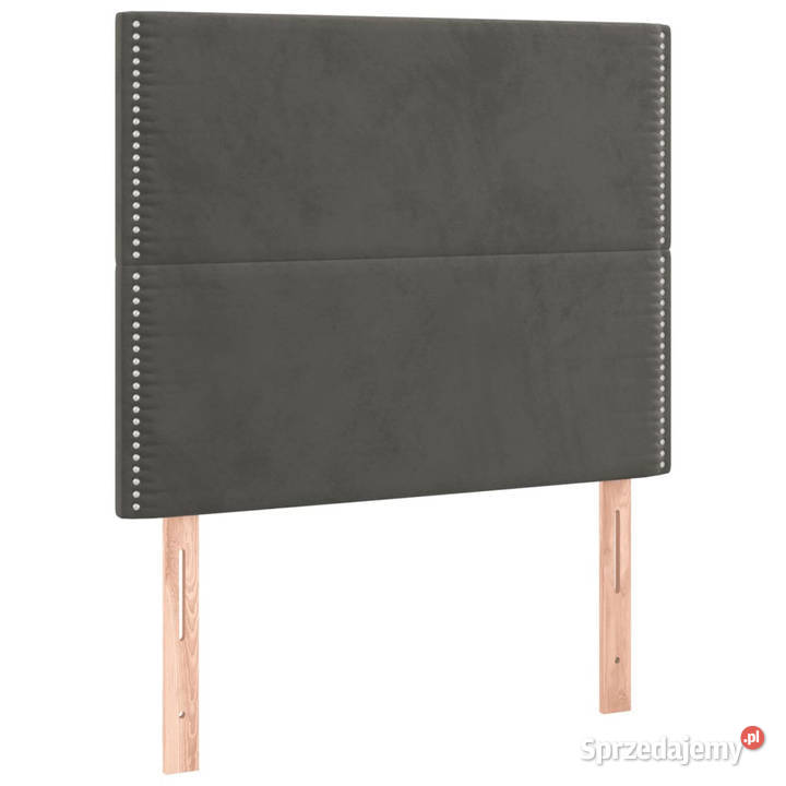 Zagłówek do łóżka z LED ciemnoszary 80x5x118128 Warszawa