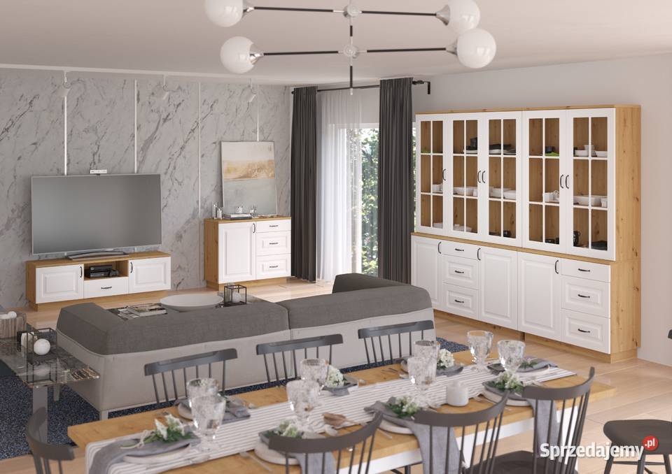 Meble szafki kuchenne kuchnia Stilo MDF Biały W Warszawa