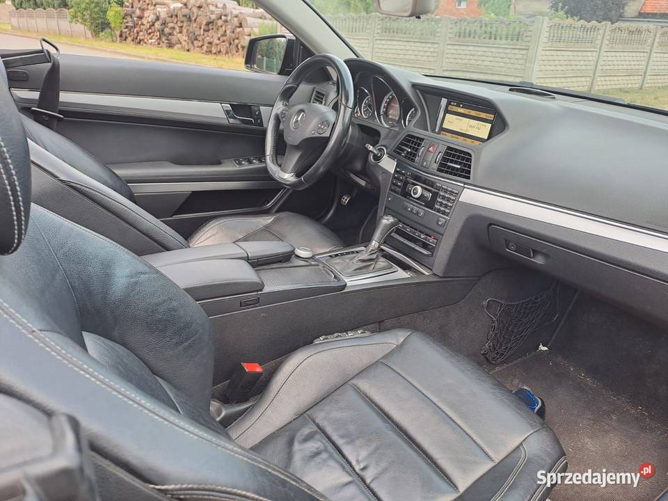 Mercedes E350 AMG Cabrio 30V6 Czarny z Niemiec 2998cm3 Pleszówka