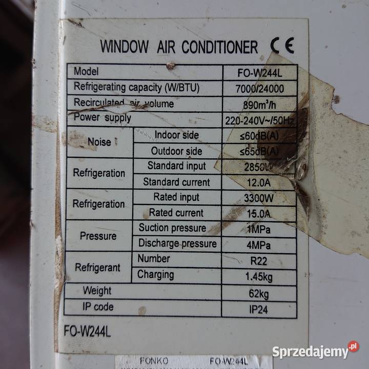 klimatyzacja klimatyzator lubuskie Żagań sprzedam