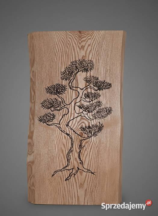 Drzewo Bonsai w jesionie Żywica 70x45 Loft Art Rękodzieło Żywiec