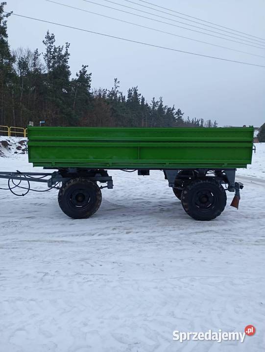 przyczepa wywrotka dwustronna hl 6011 Przyczepy rolnicze Dworzysko sprzedam