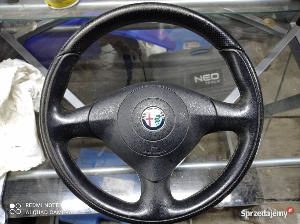 Kierownica Alfa Romeo 147 Skóra Air bag dolnośląskie Zgorzelec