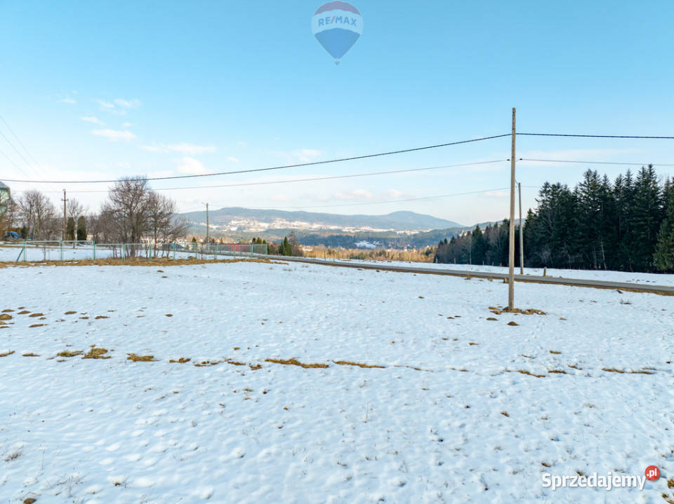 Działka budowlana Wysoka gmina Jordanów budowlana małopolskie