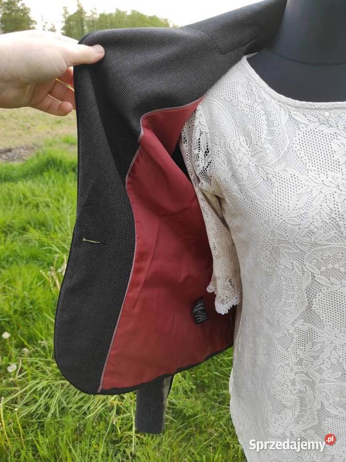 FF marynarka w drobna kratkę 40 L Moda i Styl Płock