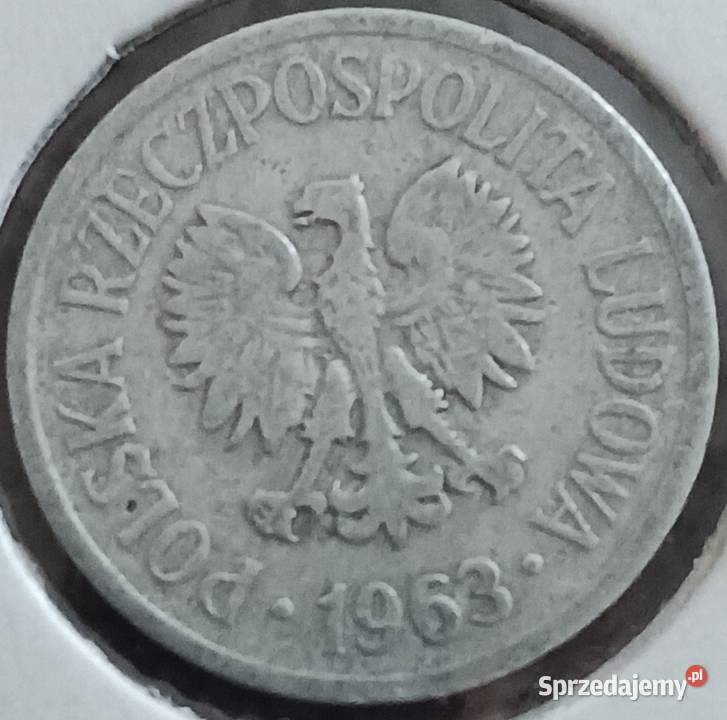 20 Groszy 1963 r PRL rzadkość ładne wielkopolskie Konin sprzedam