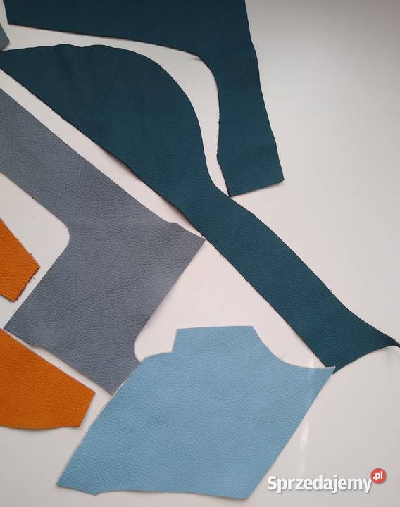 Skóra Licowa Włoska średnie i małe kawałki 4 pomorskie Gdańsk