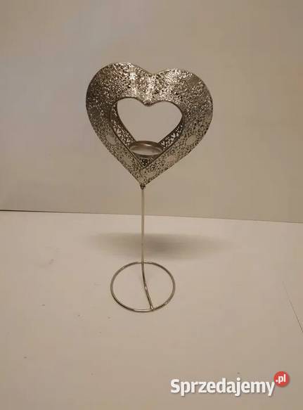 ŚWIECZNIK SERCE ozdoba serduszko walentynki Warszawa