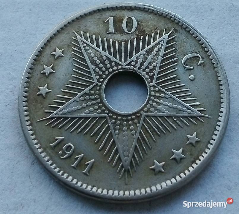 KONGO BELGIJSKIE10 CENTIMÓW1911 r mazowieckie Legionowo