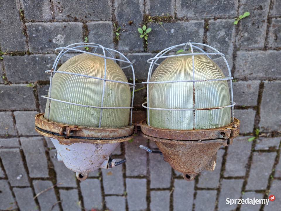 Para Starych lamp przemysłowych Szczecinek