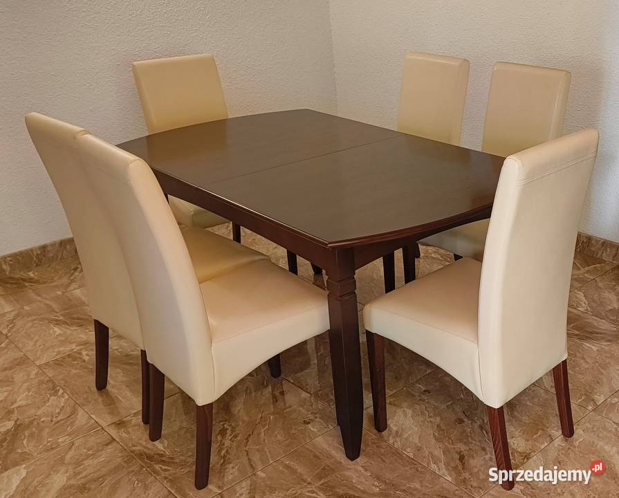 Stół Rozkładany Ciemny Zefam San Marino Warszawa