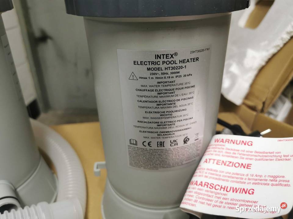 INTEX Elektryczna nagrzewnica wody do basenu Miechów
