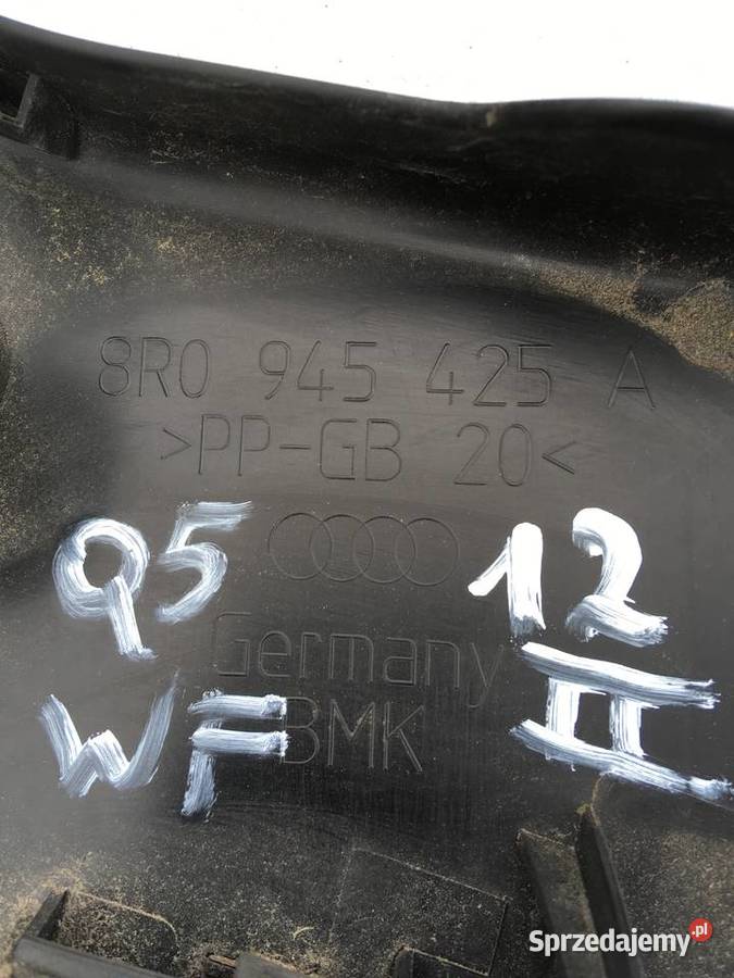 ZAŚLEPKA LAMPY TYLNEJ AUDI Q5 SQ5 8r0945425a Części Szczecin sprzedam