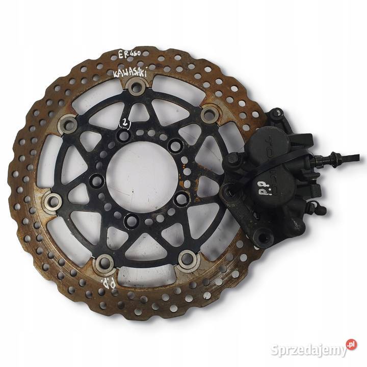 PRAWA TARCZA HAMULCOWA ZACISK PRZÓD kawasaki ER6 Chełm