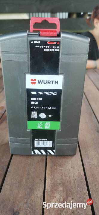 Wiertła wurth zestaw wierteł Borki sprzedam