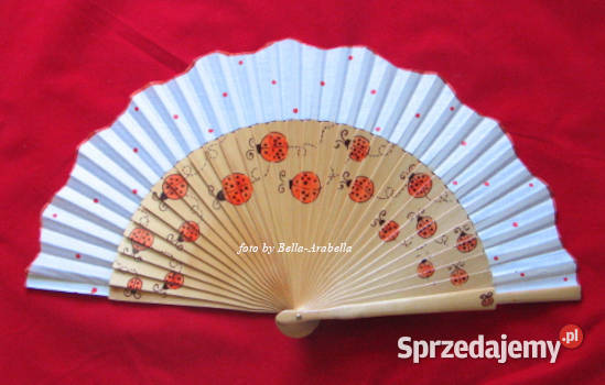 drewniany wachlarz hiszpański w BIEDRONKI Dla kobiet Warszawa