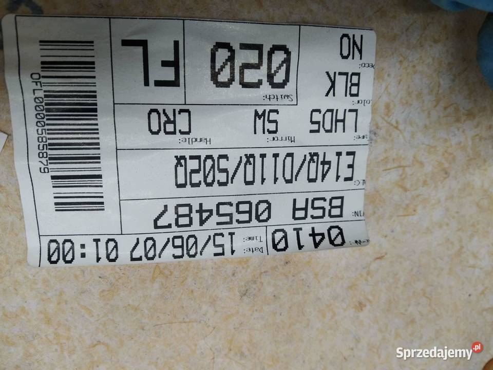 TAPICERKA BOCZEK LEWY PRZÓD KIEROWCY Kia Ceed I