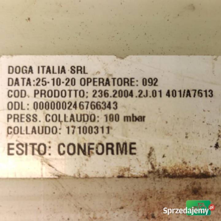 Zbiornik wyrównawczy Doga ITALIA 17100311 JCB Wilkowo