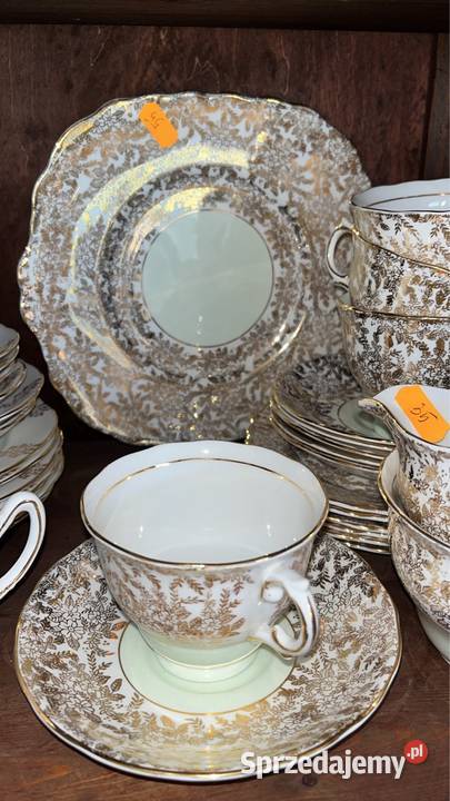Filiżanka z talerzykiem Colclough Made in Gdańsk sprzedam