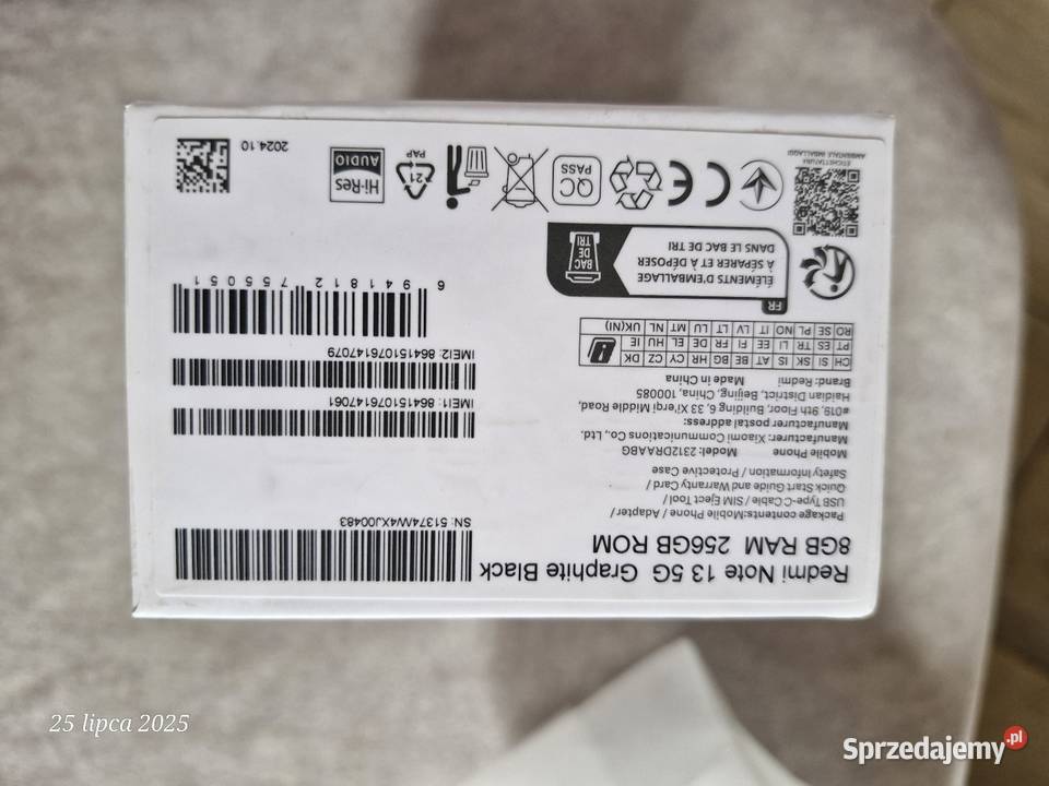 Nowy Xiomi Redmi Note 13 5g Staniszewo