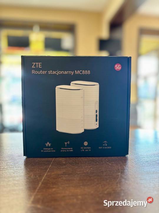 Router ZTE MC888 5G DualBand 24GHz5GHz WIFI 6 router Elbląg