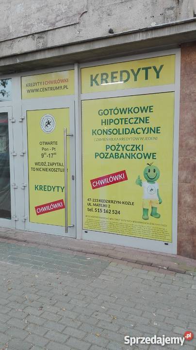 Pożyczki chwilówki nowe biuro KędzierzynKoźle