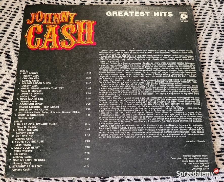 Johnny Cash Kenny Rogers dwie płyty w jednej