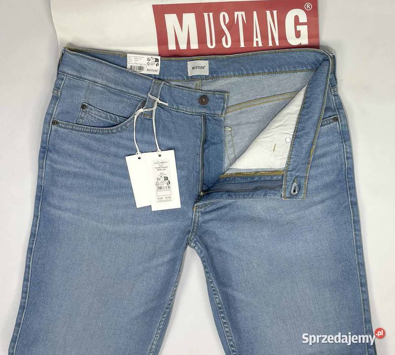 Spodnie męskie Mustang Tramper American Blue 413 Odzież codzienna Łódź