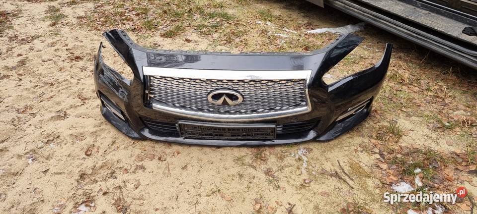 Infiniti q50 zderzak kompletny GAC uszkodzony Zderzaki Pionki sprzedam