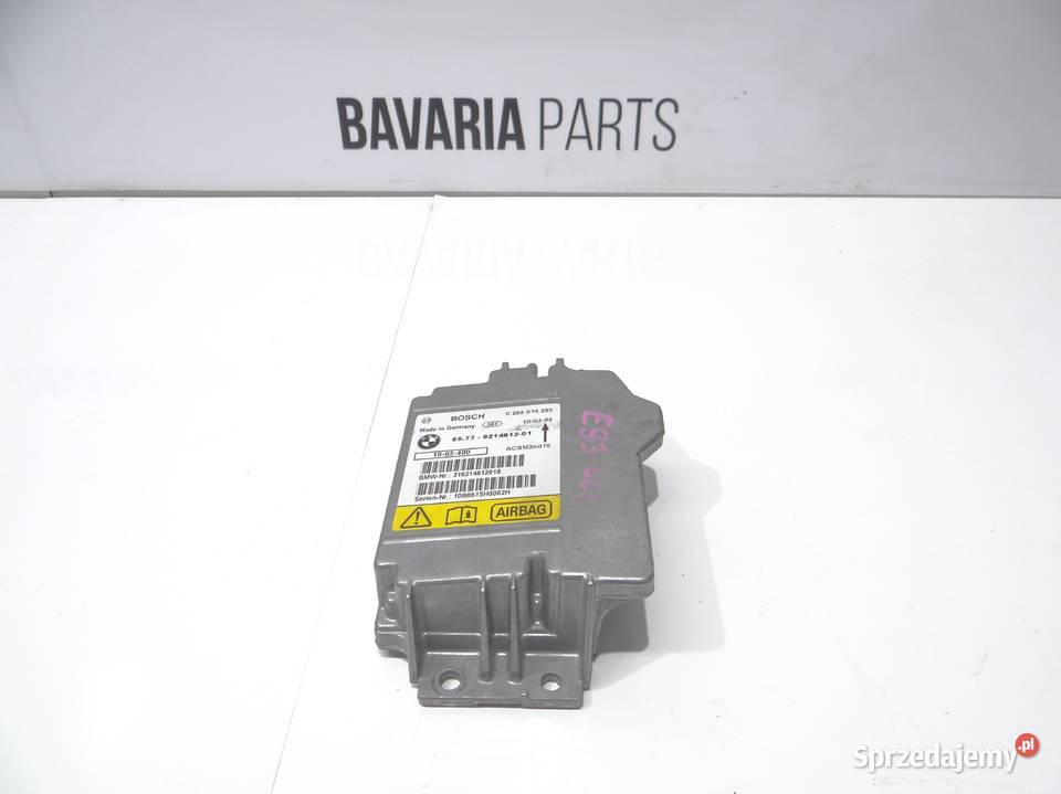 MODUŁ SENSOR PODUSZEK AIRBAG BMW E93 E88 9214812 Strzyżewice