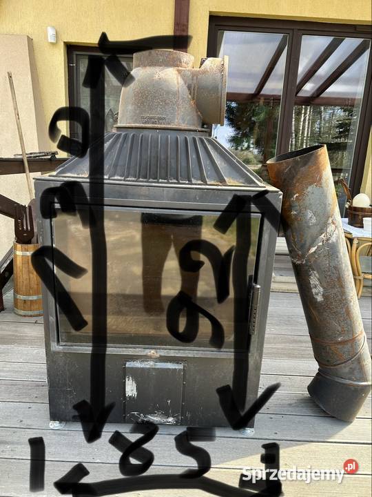 Kominek wkład 18kW niemiecki Burlaki