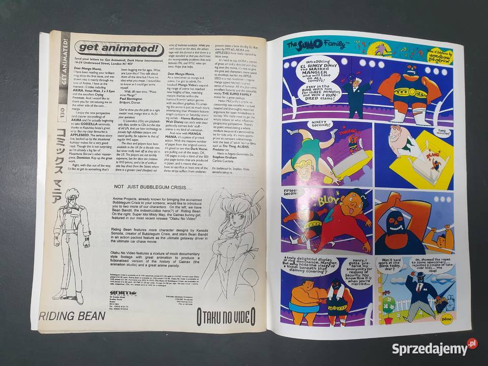 Manga Mania Magazyn komiksowy 1993 Akira Poster pomorskie Gdynia