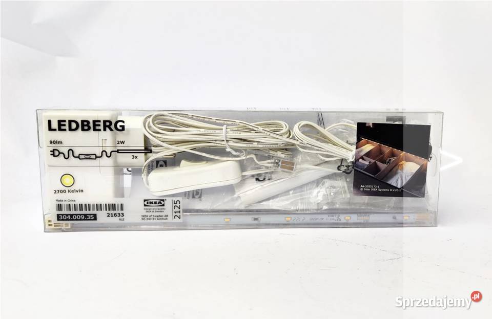 IKEA LEDBERG LISTWA LED TAŚMA LEDOWA Gdańsk