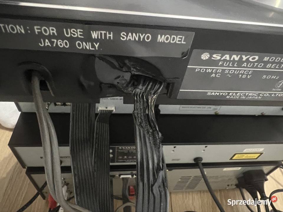 Sanyo System 760 vintage zestaw stereo