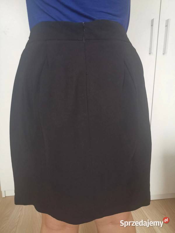 Nowa czarna elegancka klasyczna spódnica ciekawa Kraków