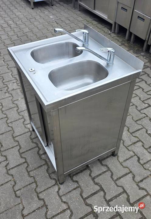 Zlew 2 Komorowy z Szafką Drzwi Suwane 656085 Nowe Skalmierzyce