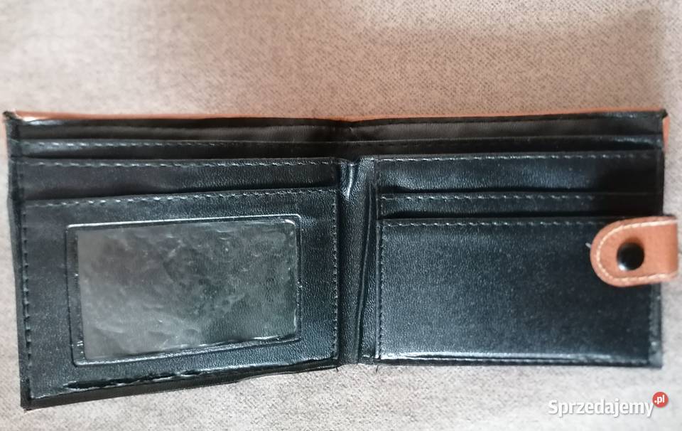 Portfel męski RONGDA imitacja skóry Kolor jasnej Dla mężczyzn sprzedam