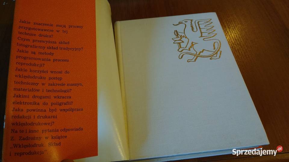 Wklęsłodruk skład i reprodukcja Zbigniew twarda z obwolutą