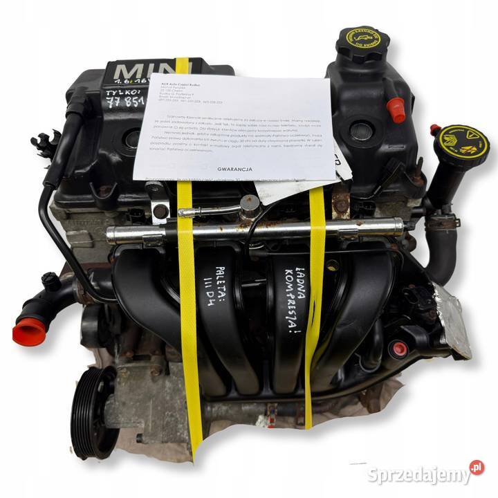 SILNIK Mini One R50 R52 R53 16 16V 90 W10B16A osobowe Rudka