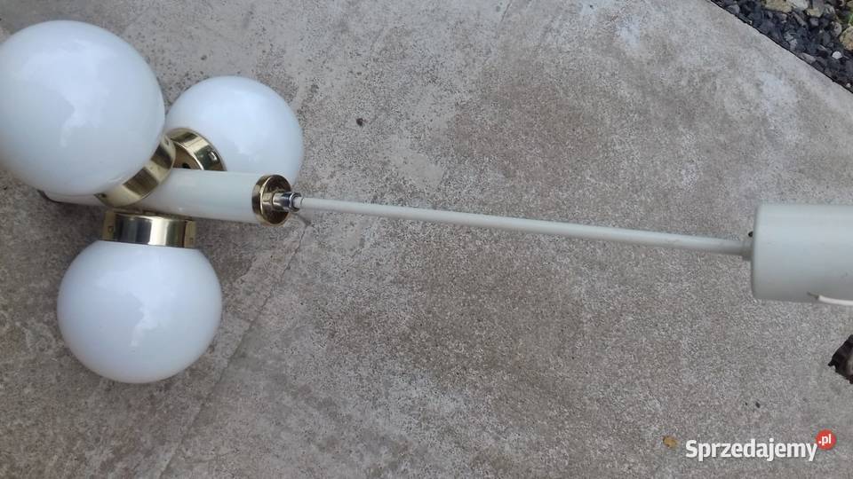 Retro lampa wiszaca z 1970 roku firmy Kamenick dolnośląskie