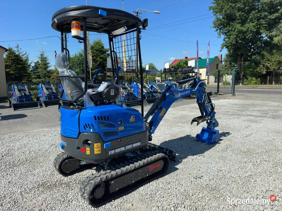 Nowa Minikoparka RIPPA R15 ECO Kubota 15 Tony Złoczew