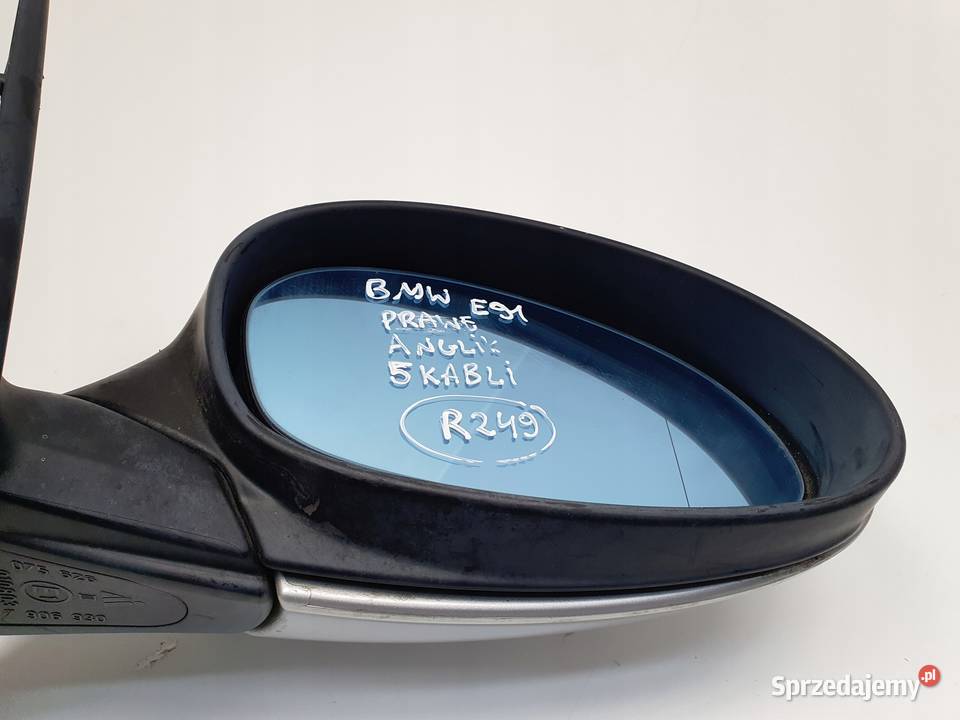 BMW E90 E91 0408r LUSTERKO PRAWE 5 Pin kabli Lusterka zewnętrzne