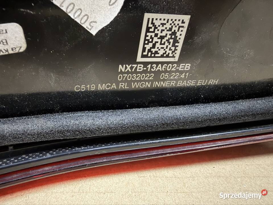 LAMPA PRAWA TYLNA W KLAPĘ LED FORD FOCUS MK4 lubuskie Drezdenko sprzedam