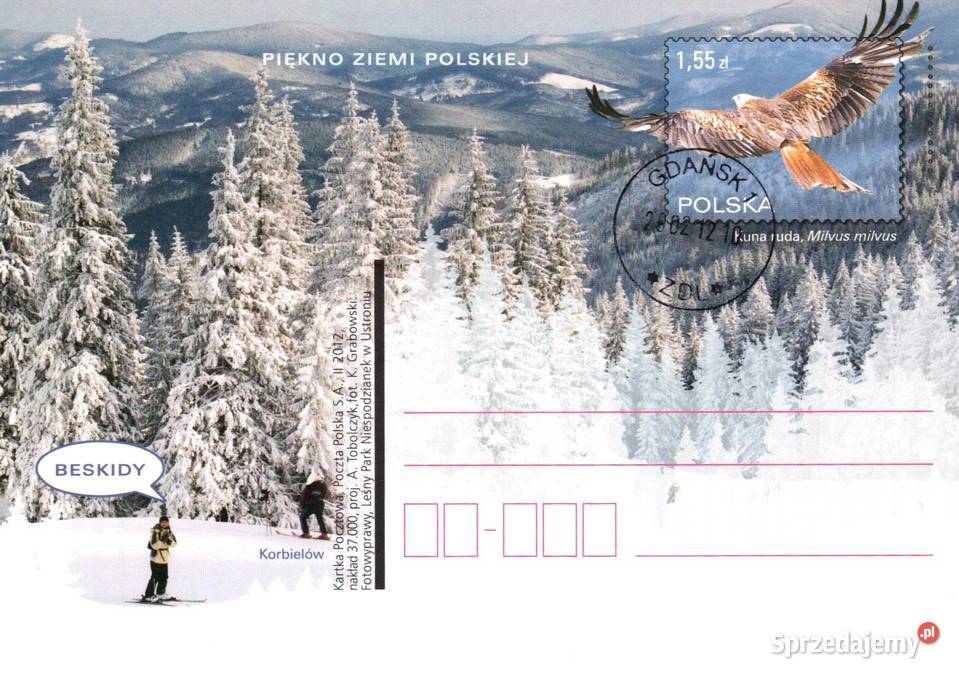 Całostki karty pocztowe 2012r Konin