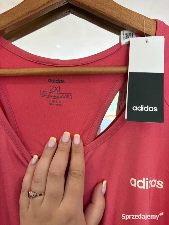 Adidas bluzka na ramiączkach rXXL różowy Kalwaria Zebrzydowska