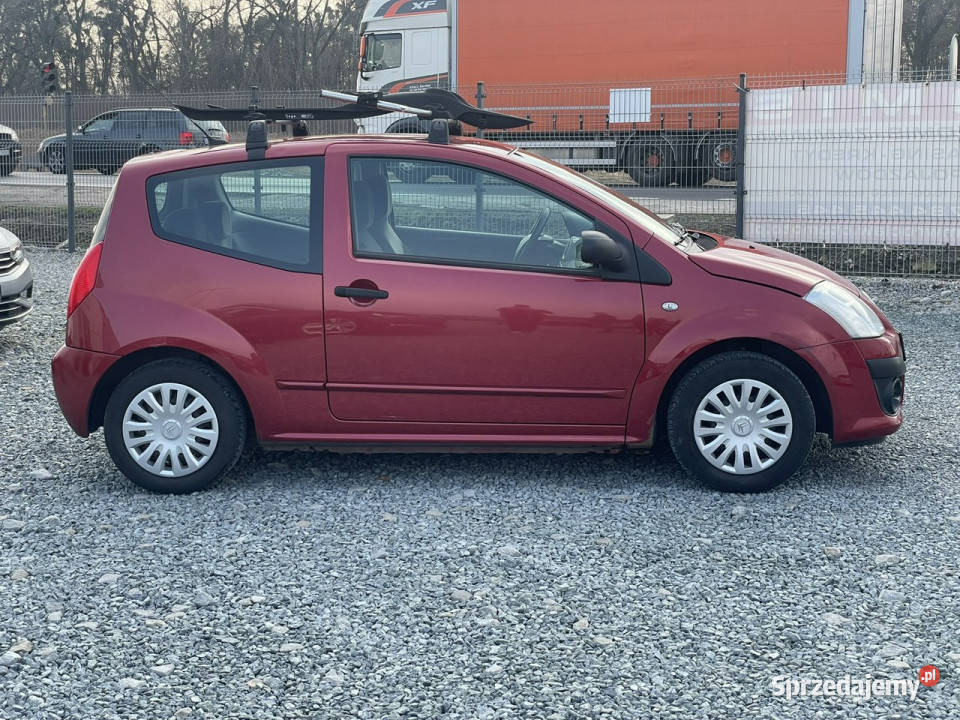 Citroen C2 11 60 2009r klima bagażnik na rowery 140700km C2 Wojkowice