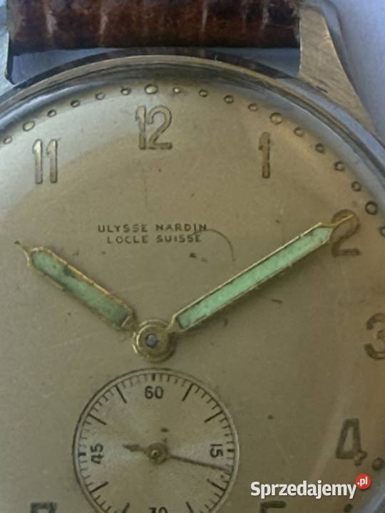 Zegarek Ulysse Nardin z 1930 roku Unikat do Wagowo