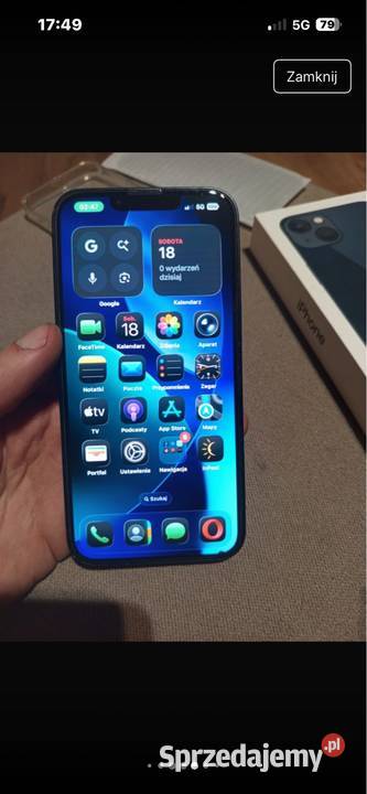 Iphon 13 4 GB RAM i 128 GB pamięci czytać opis świętokrzyskie